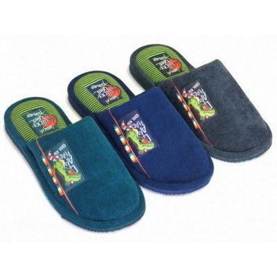 Тапочки детские домашние закрытые 3323 K-CH-C р.35 *12 Тапочки детские домашние закрытые 3323 K-CH-C р.35 *12