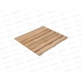Решетка для бани и сауны на пол 60*70*4см, (ольха) БШ *3