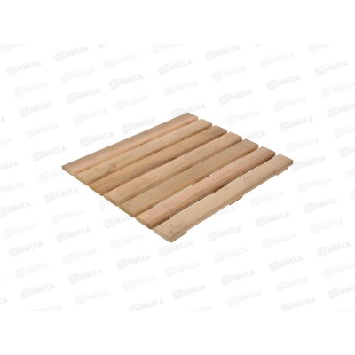 Решетка для бани и сауны на пол 60*70*4см, (ольха) БШ *3