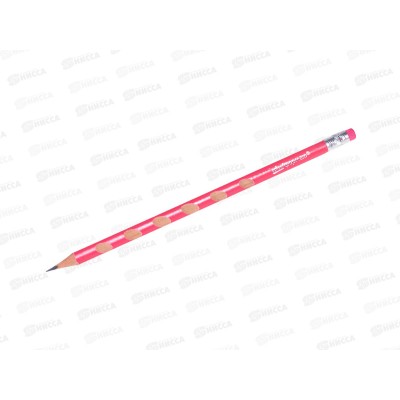 Карандаш чернографитный с ластиком inФОРМАТ ERGONOMIC HB КЧ-ERG-HB*48/576 Карандаш чернографитный с ластиком inФОРМАТ ERGONOMIC HB КЧ-ERG-HB*48/576