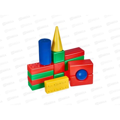 Набор "Городок" 1239 Собери Башню 43эл. *10 Набор "Городок" 1239 Собери Башню 43эл. *10