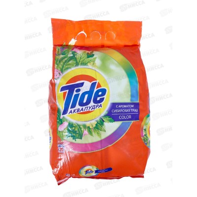 ТАЙД  автомат 3кг Колор с ароматом Сибирских трав *6