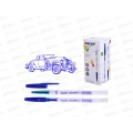Ручка шариковая MAZARI Galanta синяя, 0.7мм, белый корпус M-5900-70  *50