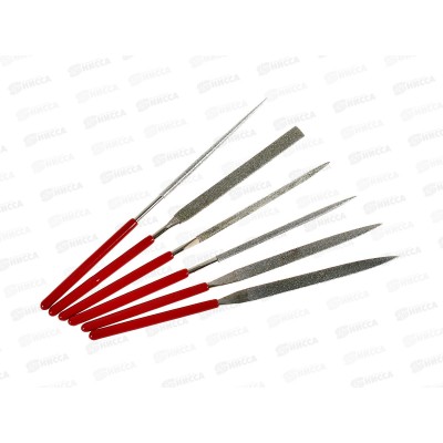 Набор надфилей алмазных  6шт 140*70*3мм, 3600001