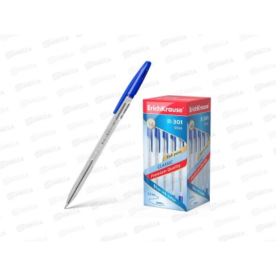 Ручка шариковая EK43184 R-301, синяя, 1мм *50/400/3200 Ручка шариковая EK43184 R-301, синяя, 1мм *50/400/3200