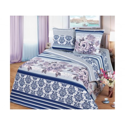 Комплект Постельного Белья  2 спальный 215*175 бязь набивная ,плотность 125 Флер