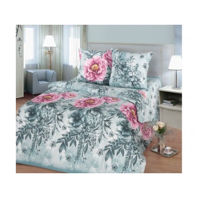 Комплект Постельного белья Семейный бязь набивная,плотность 125 Акварель