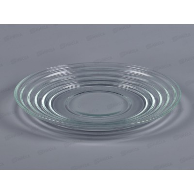 Тарелка 83-101-ф220 &quotАрго&quot прозрачная  4840160343