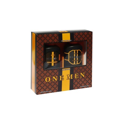 Набор подарочный One men (шампунь 250мл.+гель для душа250мл.) мужской *10