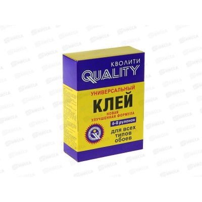 Клей КВОЛИТИ обойный универсальный 200грамм *36 коробка Клей КВОЛИТИ обойный универсальный 200грамм *36 коробка