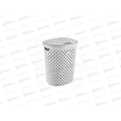 Корзина для белья "Рогожка" 42л асс ТГ4087 *5 Корзина для белья "Рогожка" 42л асс ТГ4087 *5