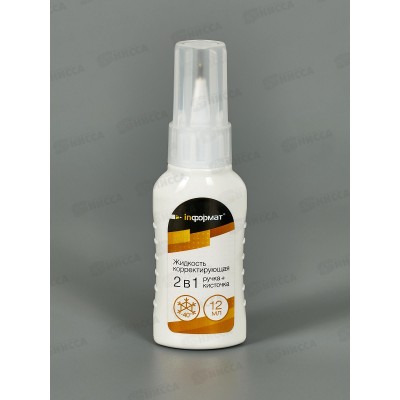Корректор кар. InФОРМАТ 2в1 12мл CFP-12 *12/72