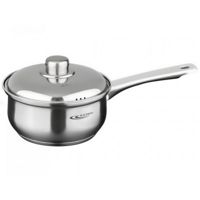 Ковш 1,8л  &quotГретта-МК&quot с металлической крышкой индукция KТ04-D-К