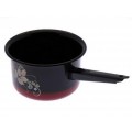 Ковш 2 л декоративная красно-чёрный С2011.8
