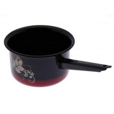 Ковш 2 л декоративная красно-чёрный С2011.8