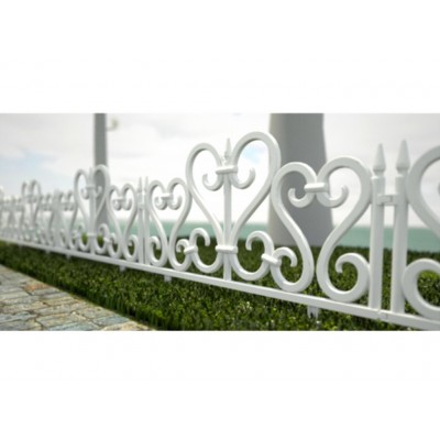 Заборчик САДОВЫЙ Ажурное белый *12