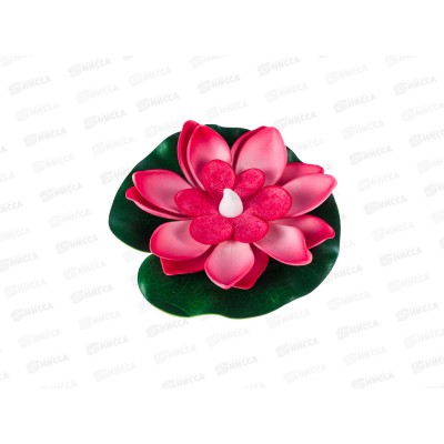 Лилия  для пруда 10см, декор подсветка 1LED 171-017 г