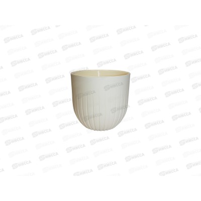 Горшок для цветов Альфа 2,9л Ванильный  *6