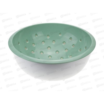 Дуршлаг с миской 2л Фисташковый М1134 *13 Дуршлаг с миской 2л Фисташковый М1134 *13