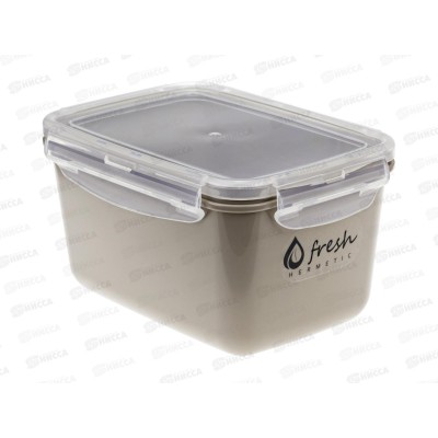 Емкость для продуктов "ФРЕШ" герметичный 1,3л Капучино М1423 *15 Емкость для продуктов "ФРЕШ" герметичный 1,3л Капучино М1423 *15