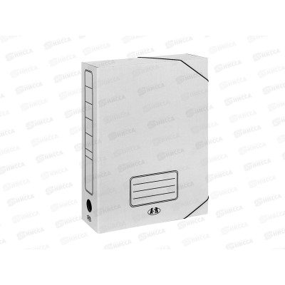 Папка архивная 7.5см с резинкой Союзбланкиздат белый ASR-7107*50