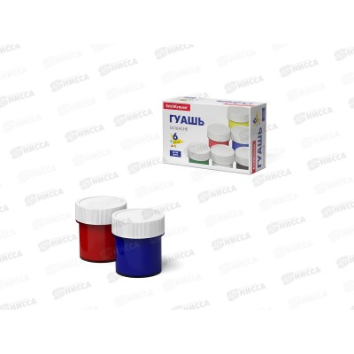 Гуашь EK Basic 6цветов 17мл, 50544*36 Гуашь EK Basic 6цветов 17мл, 50544*36