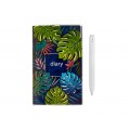 Ежедневник ДПС Листья тропиков, с ручкой, 2528-23*4 Ежедневник ДПС Листья тропиков, с ручкой, 2528-23*4