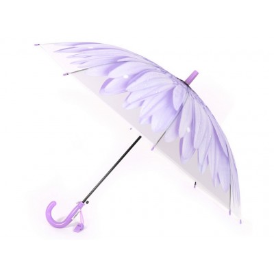 Зонтик 058-59В цветок сиреневый в пакете  *36   гб