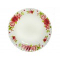 Тарелка мелкая,волнистый край, 19см Алые розы 1039012 Тарелка мелкая,волнистый край, 19см Алые розы 1039012