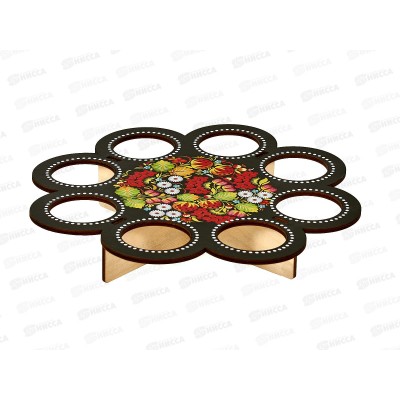 Подставка под пасхальные яйца дерево Пасха ПХ01-14