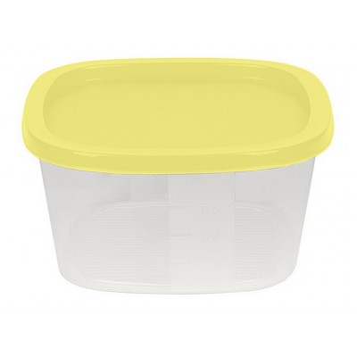 Контейнер СВЧ и заморозки &quotПастель&quot 0,9л квадратный МП *33 ПЦ7228