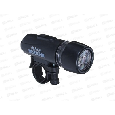 Фонарь велосипедный BY SPORT 10*3,3*6,5см черный 195-018 г