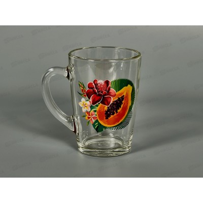 Кружка &quotКапучино&quot (Тропические фрукты) 300см3 *20 1334