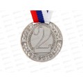 Медаль призовая 043  4см серебро 1481544