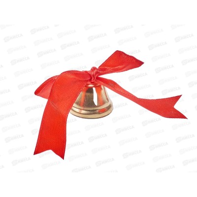 Колокольчик с красным бантом 2,6см 2778152 *5 Колокольчик с красным бантом 2,6см 2778152 *5