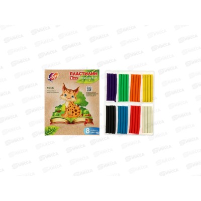 Пластилин 8цветов 160г ЛУЧ ZOO, картонная упаковка 29с1720-08 *30 Пластилин 8цветов 160г ЛУЧ ZOO, картонная упаковка 29с1720-08 *30