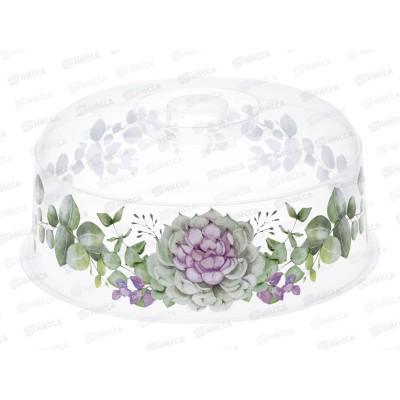 Крышка для разогрева пищевых продуктов в СВЧ ДЕКО каменная роза М1416 *24 Крышка для разогрева пищевых продуктов в СВЧ ДЕКО каменная роза М1416 *24