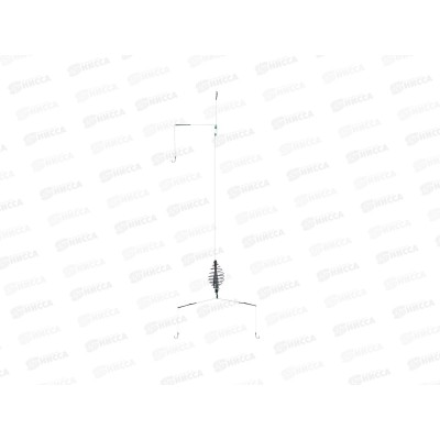Оснастка донная AZOR FISHING 3 крючка, кормушка 137-039 г