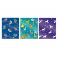 Обложка для тетрадей ФЕН голография Зверята (3шт.),70мкм 52108*100
