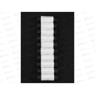 Нитки RUNIS (полиэстер белые) №40, 200м *10