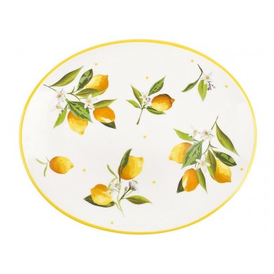 Блюдо сервировочное &quotЛимоны&quot 30,5*25*2см п/у, 2520855  *18
