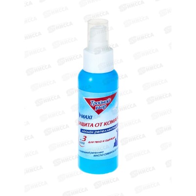 ДОМОВОЙ Лосьон-спрей от комаров Тройной удар 100мл  *36