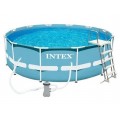 Бассейн 26718 (366х122см) каркасный с фильтром, PRISM, INTEX