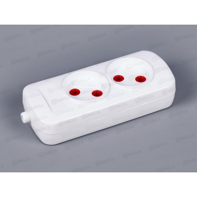 Колодка PROconnect 2 гнезда, Эконом, 11-8708 *50 Колодка PROconnect 2 гнезда, Эконом, 11-8708 *50