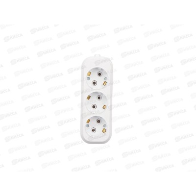 Колодка REXANT 3 гнезда, с заземлением, 11-8704 Колодка REXANT 3 гнезда, с заземлением, 11-8704