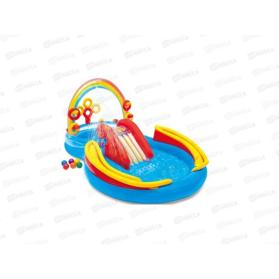 Надувной игровой центр 57453 Радуга (297*193*135см) INTEX Надувной игровой центр 57453 Радуга (297*193*135см) INTEX