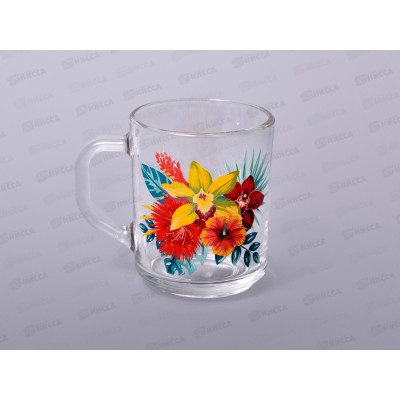 Кружка "Green tea" (Тропические цветы) 200см3 *20 1335 Кружка "Green tea" (Тропические цветы) 200см3 *20 1335