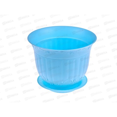 Кашпо Ангара 1,5л голубой Ангарск *15 Кашпо Ангара 1,5л голубой Ангарск *15