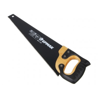 Ножовка по дереву "Ермак" 450мм деревянная ручка 663-129 г Ножовка по дереву "Ермак" 450мм деревянная ручка 663-129 г