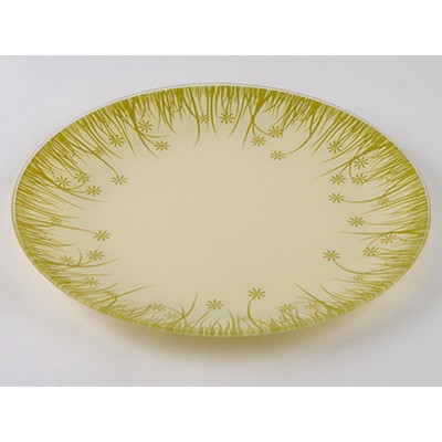 Тарелка 85-109-26 "Форест" шампанское, зеленое. 4840160275 Тарелка 85-109-26 "Форест" шампанское, зеленое. 4840160275